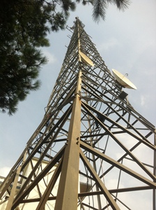 Nhà Sản Xuất 20-120M Mạ Kẽm Nhúng Nóng Tự Hỗ Trợ Wifi GSM <span class=keywords><strong>3G</strong></span> 4G 5G Ăng Ten 4-Chân Ống Thép Viễn Thông Tháp - Product Image 3