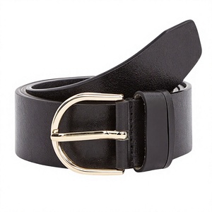 Cinturón de Cuero Vacuno Genuino Negro y Marrón de Primera Calidad con Hebilla de Aleación Plateada con Cierre Automático – Cinturón Formal de Negocios para Hombre - Product Image 2