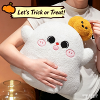 Coussin Citrouille d'Halloween, Poupée Fantôme, Poupées de Fête de Noël, Poupées Décoratives pour Enfants
