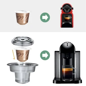 Vertuoline 커피 포드에 vertuo 어댑터 호환 커피 포드 캡슐