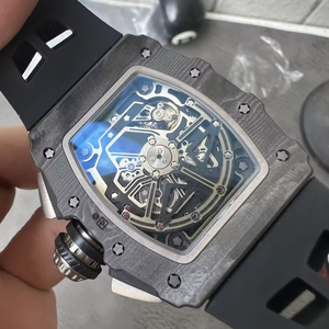 Bestselling Men's Luxury Goods 2026, 11-03NTPT Carbon Fiber Tonneau Mechanical <b>Watch</b>, Hollow Sports Automatic <b>Watch</b> with Sap - Product Image 5