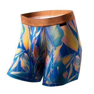 Vente en gros de sous-vêtements confortables pour hommes caleçons et caleçons respirants à motif personnalisé culottes pour hommes grande taille - Product Image 3