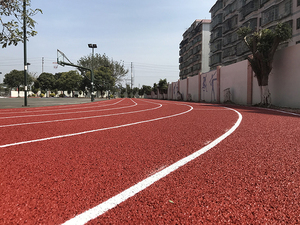 Asher AR-Mix12A 13mm dày màu đỏ thể thao ngoài trời bề mặt Mat cho chạy theo dõi với PU hạt - Product Image 6