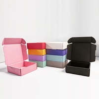 Caja de Cartón Corrugado Resistente para Envíos, Caja de Correo Multicolor, Caja de Regalo de Cartón Kraft