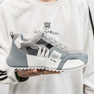 Gran tamaño nueva moda al por mayor zapatos para correr de los hombres de material superior personalizado PU diario caminar al aire libre Chaussures de Sport - Product Image 2