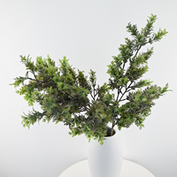 Fleur artificielle en soie vanille éternelle de 75 cm pour arrangements de mariage, Halloween, Noël et la Fête des Mères - Faite à la main et écologique