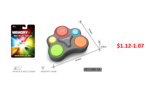 Jumon 2-in-1 Electronic Whack-a-Mole and Memory Game Machine Plastic Luminous Music Toys with Voice Button for Kids - Product Image 6