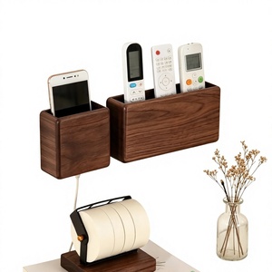 Organizador de Almacenamiento de Control Remoto Desmontable de Madera de 5 Niveles con Diseño Moderno para TV, Aire Acondicionado y Accesorios Electrónicos - Product Image 5