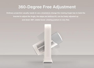 Nouvelle mise à niveau Anxin NSL03 Android Smart 1080P Portable cinéma LCD faisceau Home cinéma <span class=keywords><strong>Netflix</strong></span> WiFi vidéo TV 4K Mini projecteur - Product Image 2