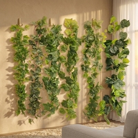 Plantes de fougère artificielles réalistes, fabriquées à la main; buisson de verdure synthétique en plastique pour