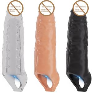 TTFOREST ดิลโด้แบบพกพา กันน้ำ นุ่มพิเศษ ช่วยเพิ่มความยาวและความหนา เพื่อความสุขที่ยิ่งขึ้น สำหรับผู้ชาย - Product Image 3