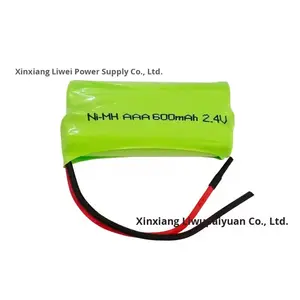 Batería recargable <span class=keywords><strong>HH</strong></span> Nimh Aa 600Mah 2,4 V Capacidad total Salida dual para juguetes Tocadiscos y megáfonos - Product Image 3