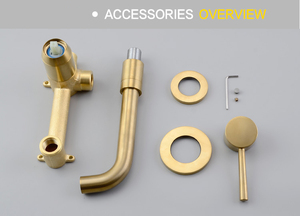 Generale Muro del Bagno Montato Rubinetto Del Bacino Del Lavabo Lavandino Rubinetto <span class=keywords><strong>Miscelatore</strong></span> Con Il Rubinetto di Acqua di Scarico - Product Image 2