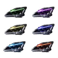 Feux de croisement LED RGB ODPS pour Lexus IS250 2006-2013, Plug-and-Play, animation de démarrage DRL, haute qualité, couleur de lumière jaune 6000k
