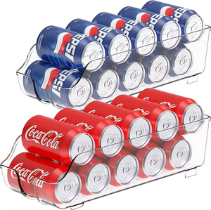 Dispensa, frigorifero, semplici articoli per la casa, lattina di soda, organizer 2 pezzi - Product Image 1