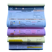 Carnet de factures en carbone, nouveau modèle, directement de l'usine, impression personnalisée, reçu de taxi bleu, impression offset, type NCR