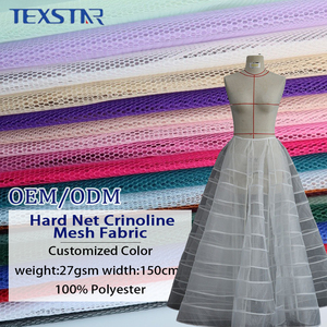 <span class=keywords><strong>Tissu</strong></span> en maille tricotée 100 % polyester en gros, maille <span class=keywords><strong>nid</strong></span> <span class=keywords><strong>d</strong></span>'<span class=keywords><strong>abeille</strong></span>, tulle rigide, crinoline, tissus textiles pour vêtements et robes de mariée - Product Image 1