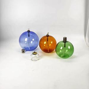 ديكور منزلي كروي أخضر شفاف مصنوع يدويًا - Product Image 1