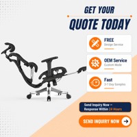 Chaise de bureau ergonomique de luxe personnalisable à dossier haut entièrement en mesh, pivotante, pour cadres