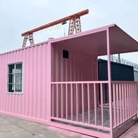 Contenedor Modular para Tienda Pequeña en Esquina de Calle, Casa Contenedor de 20 pies/40 pies, Móvil, Portátil, Prefabricada, Cocina, Restaurante, Oficina