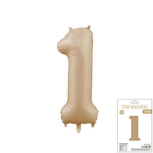 Caramel Giant 0-9 Número Carta Crema Blanco Helio Foil Globos Brown <span class=keywords><strong>Boom</strong></span> Star De Globo Feliz Cumpleaños Fiesta Decoración 32 pulgadas - Product Image 6
