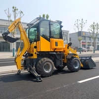 Harga Pabrik Mini Backhoe Loader 4 Wheel Drive Backhoe Loader Teknik Kehutanan Backhoe Loader Pertanian Backhoe Loader Konstruksi