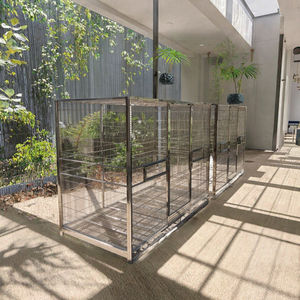 LIZE PET Klassieke Stijl RVS Stapelbare Vogelkooien SUS304 Grote Papegaaienkooien Te Koop Dierenprint - Product Image 3