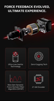 Base de Volante de Tracción Directa Simagic Alpha EVO 9Nm 12Nm 18Nm con Servomotor de Force Feedback y Cogging Zero para Sim Racing