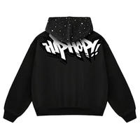 Sweatshirts à capuche imprimés streetwear pour hommes, femmes et unisexe, sweats oversize vintage, vêtements de mode hip hop, fabricant