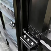 Porte de garage personnalisée en aluminium et acier trempé à vue panoramique, prix compétitif, porte de garage en plexiglas, porte de garage intelligente à enroulement