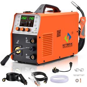 Máquina de Soldadura Multifuncional Integrada <span class=keywords><strong>250</strong></span> <span class=keywords><strong>MIG</strong></span>, Embalaje en Cartón, Ciclo de Trabajo Nominal del 60%, Integrada para Exteriores - Product Image 1