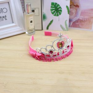 Crown Style Fabric Headband With <b>Bow</b> Child Hair Accessory Costume Headwear Mixed Colors Cloth Material - Product Image 2