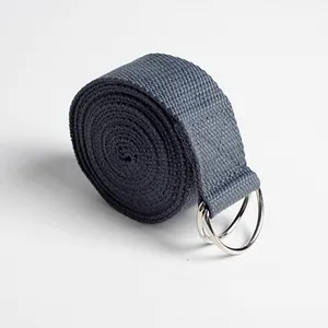 Fitness Equipment Non-toxic 100% Cotton D Ring Yoga Strap