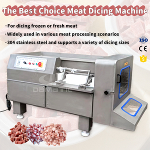 Máquina Cortadora y Picadora de Carne Congelada Damatic Industrial de Acero Inoxidable, 500-600 KG/H, para Carne de Res, Pollo, Cordero y Filetes - Product Image 3