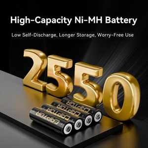 Juego de 4 Baterías Recargables <span class=keywords><strong>AA</strong></span> CAPTOR C86 de 2550 mAh, Baterías <span class=keywords><strong>AA</strong></span> Recargables - Product Image 4