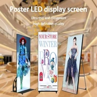 Afficheur LED couleur intérieur VIOS P2.5 640x1920mm, signalétique numérique, CMS piloté par IA, gestion à distance, 4500-5000 Nits