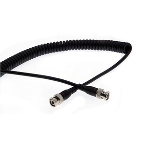 Sprial 3G <span class=keywords><strong>SDI</strong></span> Câble <span class=keywords><strong>BNC</strong></span> Mâle vers <span class=keywords><strong>BNC</strong></span> Mâle Câble 75Ohm Coaxial Droit vers Coude Câble 0.5M/1M/1.5M/2M/3M - Product Image 2