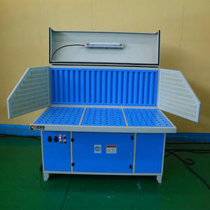 طاولة طحن أفقية جديدة للنجارة مع نظام تجميع الغبار وصقل وتلميع الحجر وطاولة لحام بنظام شفط الهواء - Product Image 2