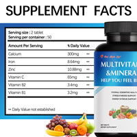 Comprimés multivitaminés et minéraux de qualité sportive - Complément alimentaire pour la performance et la récupération athlétique, certifié ISO, vente en gros