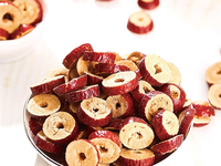 Tranches de Jujubes Lyophilisées, Tranches de Dattes Rouges, Sans Additifs, Vente en Gros, OEM, Marque Privée