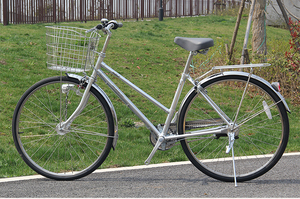ASD Nova Venda Quente de 26 Polegadas Básica Única Velocidade Branca Cidade Urbana Bicicleta Retro Senhora Adulto Bicicleta - Product Image 5