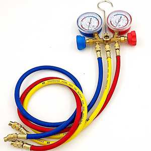 उच्च गुणवत्ता 70 मिमी आयरन ब्लू मामले उच्च कम प्रशीतन दबाव गेज - Product Image 5