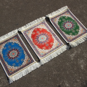 Alfombrilla de ratón personalizada con estampado de alfombra persa, alfombra bordada, diseño floral lavable, tapete de oración musulmán, adecuado para el hogar y - Product Image 1