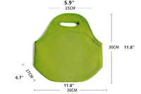 Sac à déjeuner isotherme en néoprène et polyester, sacs de transport pour repas lavables, boîte à repas pour le travail, pique-nique, sacs légers pour la préparation des repas