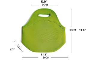 Bolsa de almuerzo de poliéster de neopreno, bolsas de almuerzo aisladas, caja de contenedor de almuerzo lavable para trabajo, Picnic, bolsas ligeras para preparación de comidas - Product Image 4