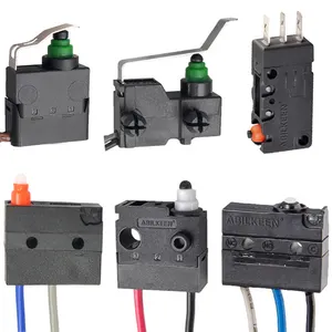 Fast Deliver 0.5A/6A 125/250VAC DPDT for automotive control waterproof micro switch 12v plunger waterproof micro switch