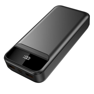 M-Queen OEM แบตสำรองแบบดิจิตอล LED ดีไซน์บาง พกพาสะดวก ความจุ 10000 มิลลิแอมป์ ช่องเสียบ USB คู่  แบตสำรองสำหรับเดินทาง ความจุ 20000 - Product Image 1