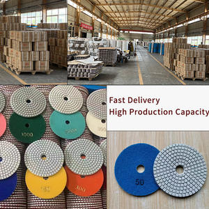 100mm水御影石大理石石サンディングディスク手研磨パッドポーランドディスクサンドペーパーディスク - Product Image 4