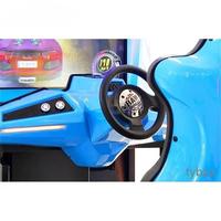 Parc d'attractions Voiture dynamique à pièces Conduite électronique Simulateur de voiture Voiture de course Machine de jeu d'arcade
