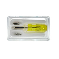 Kit de nettoyage de lunettes Kit de réparation de lunettes avec tournevis en tissu Mini loupe
